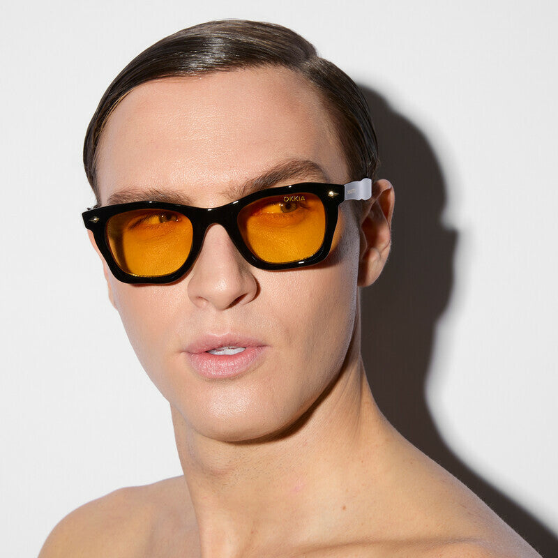 DAKOTA Black OKKIA X SELETTI (Lentes amarillos)