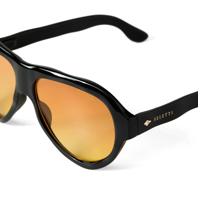 FLORIDA Black OKKIA X SELETTI (Lentes amarillos)